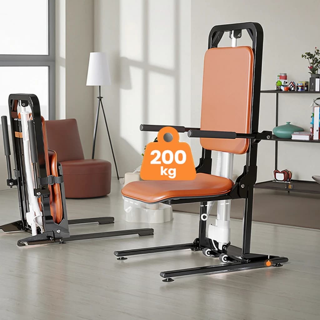 Chaise de toilette mobile multifonctionnelle pour personnes handicapées et âgées, équipement de tran