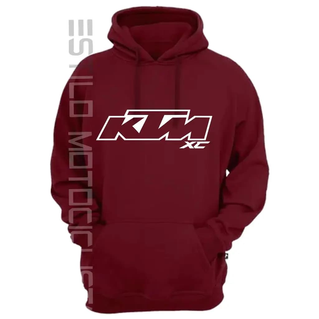 Veste de motocross KTM XC avec poche kangourou et capuche, pour homme et femme
