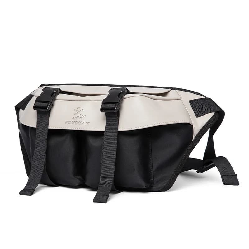 Sac à Bandoulière Décontracté pour Homme, Sacoche Japonaise, Solide, Épissage, Grand Espace, iPad 9.