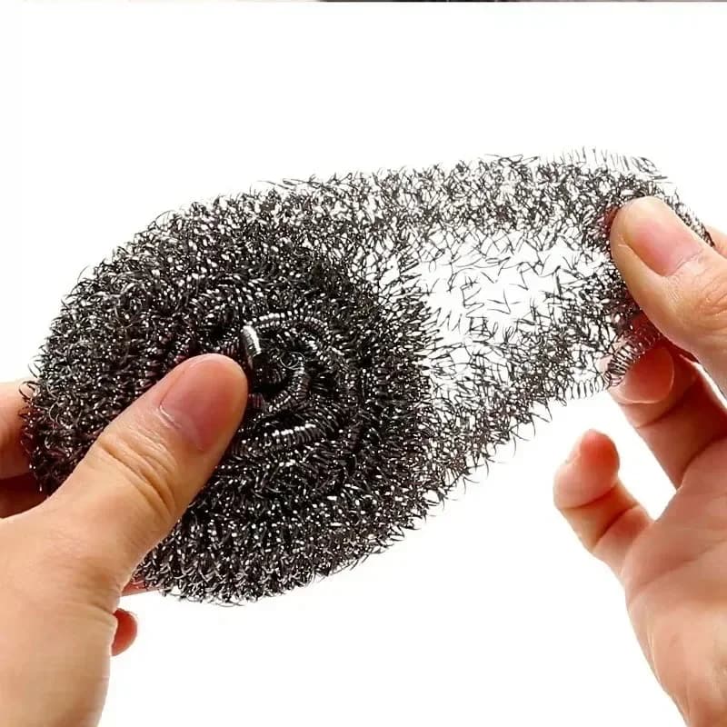 Brosse à boule métallique en acier inoxydable 50/1x, pour la vaisselle, les Pots, les poêles, le net