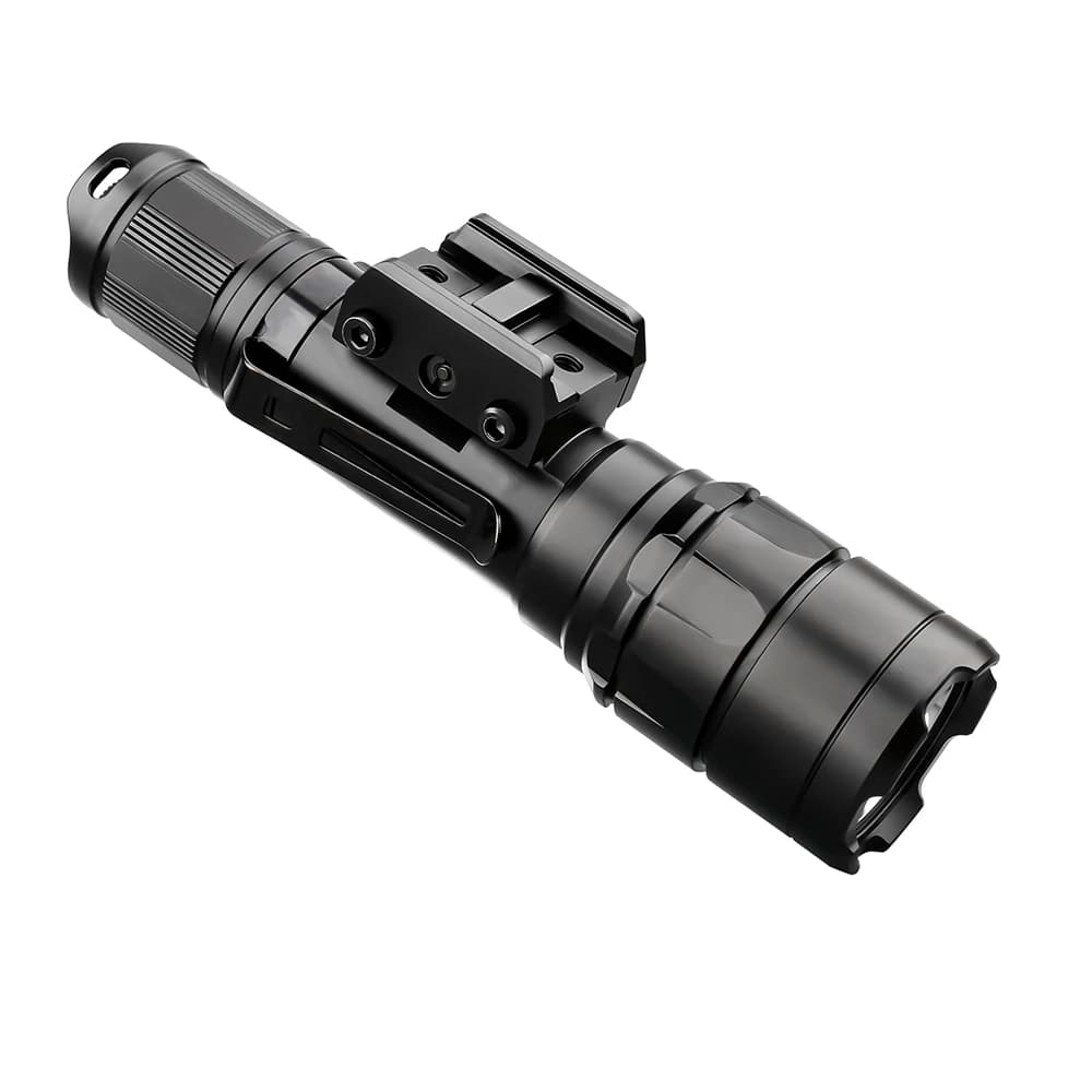 Olla Fire R8 Army Dullamp, Lampe de poche, 1700 lumens, 350 mètres, Autodéfense, Batterie 18650, Tor