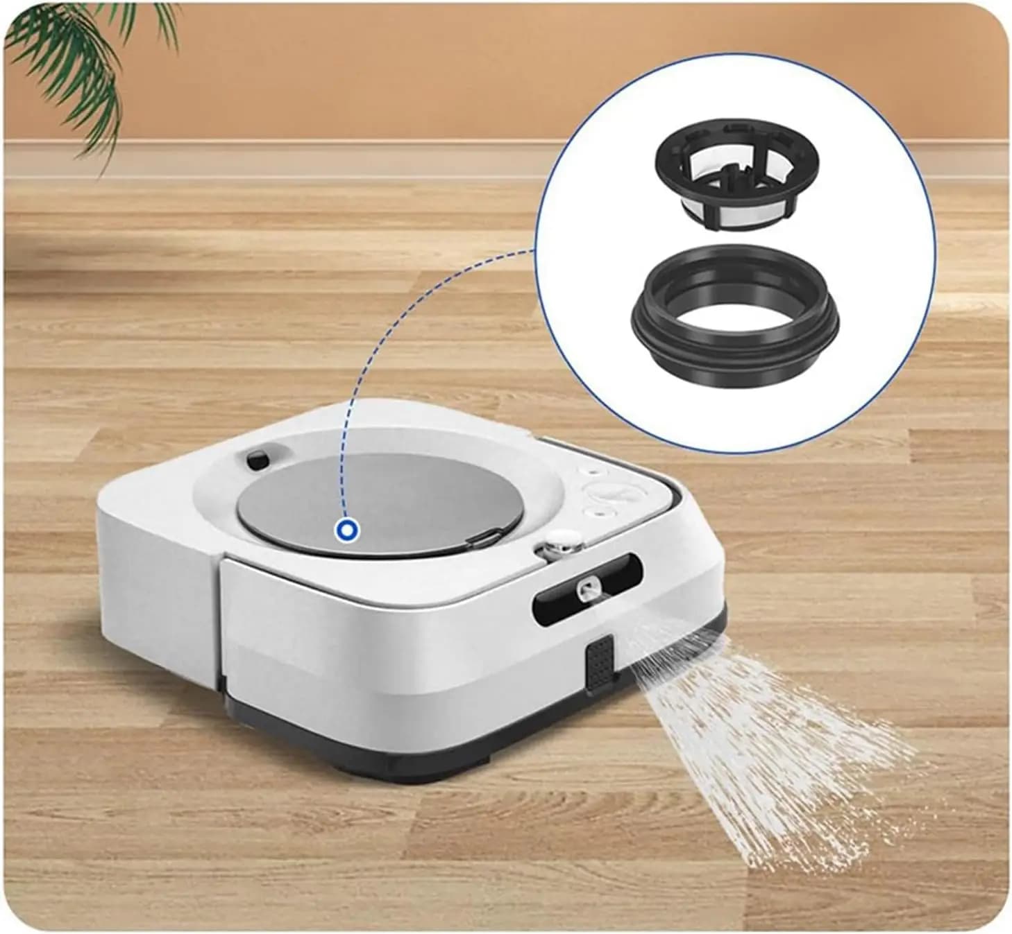 Pièce de rechange pour aspirateur robot iRobot Braava Jet M6 (6110), accessoires de balayage, 2 pièc