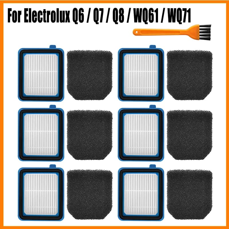 Filtre Hepa pour aspirateur Robot Electrolux Q6/Q7/Q8/WQ61/WQ71/WQ81/W3N5, pièces de filtre HEPA à d