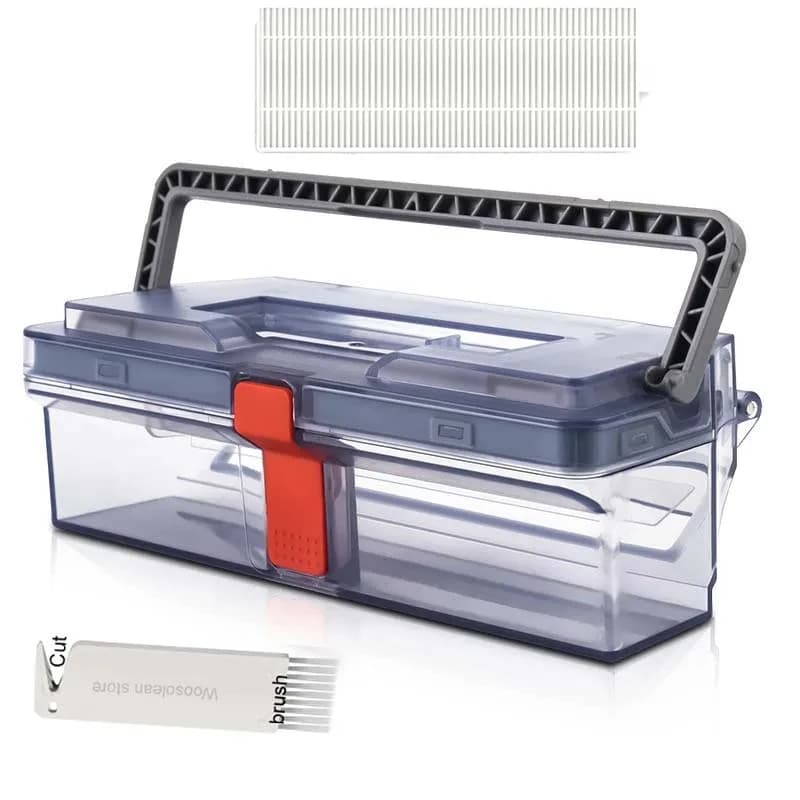 Brosse principale, brosse latérale, filtre, boîte à poussière, vadrouille de rechange pour Station d