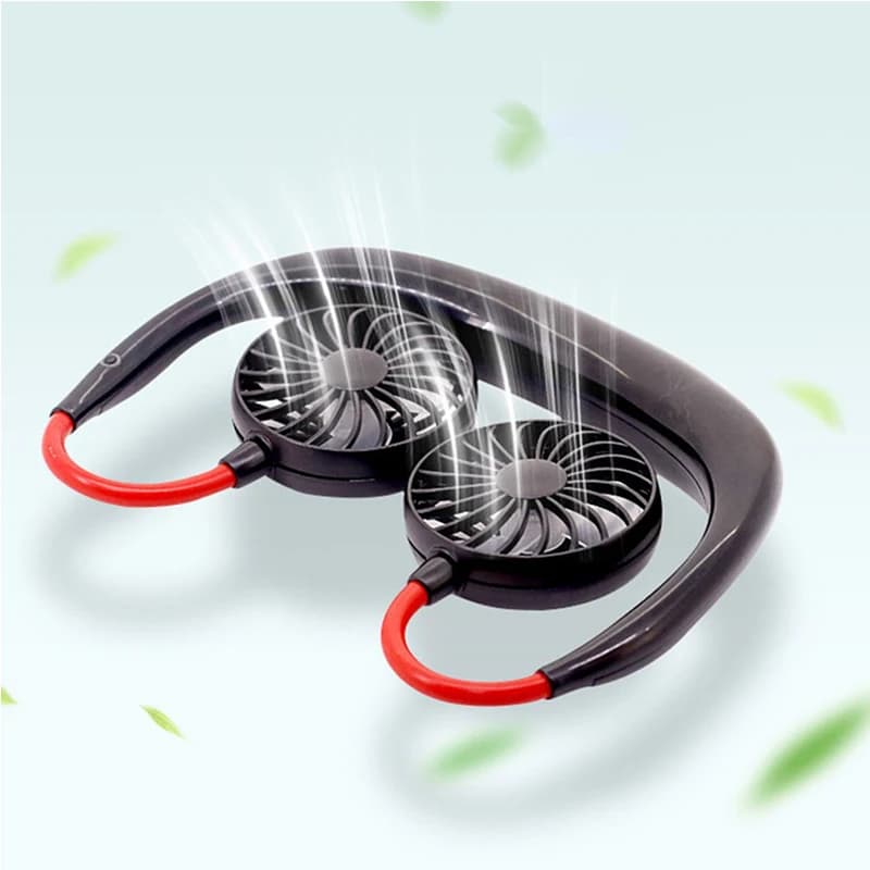 Ventilateur de cou LED aste USB portable, conception de téléphone de sauna, mini ventilateur de déte