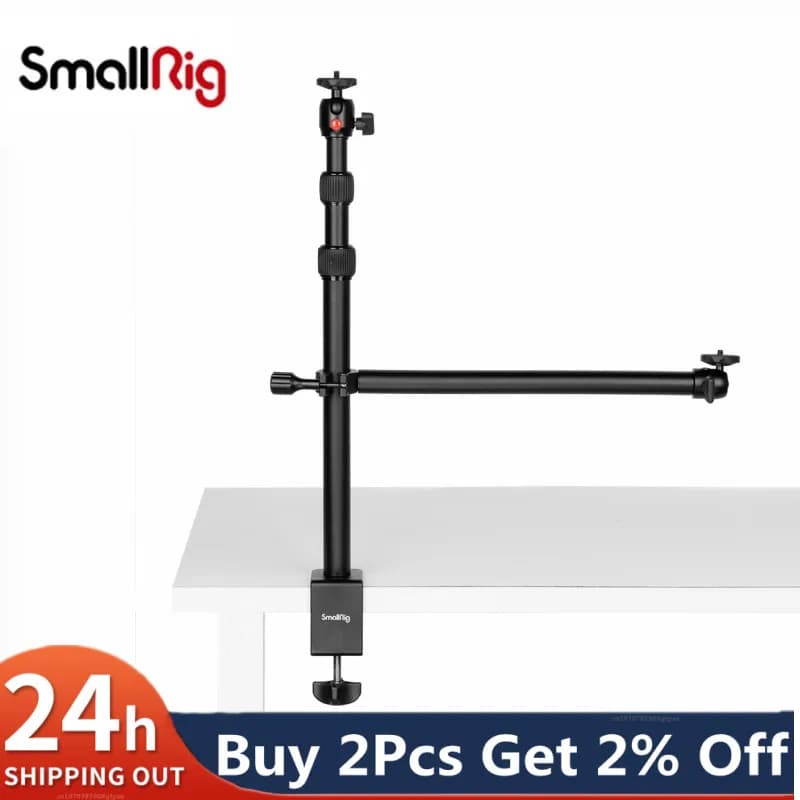 SmallRig – support de bureau Encore DT-30 avec bras de maintien, pour caméra DSL 3992, lumière régla