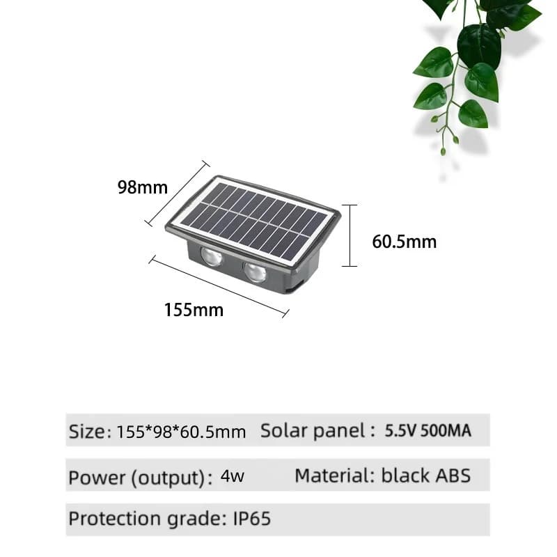 Led jardin lumières solaires applique extérieure éclairage extérieur dernière Durable longue durée d
