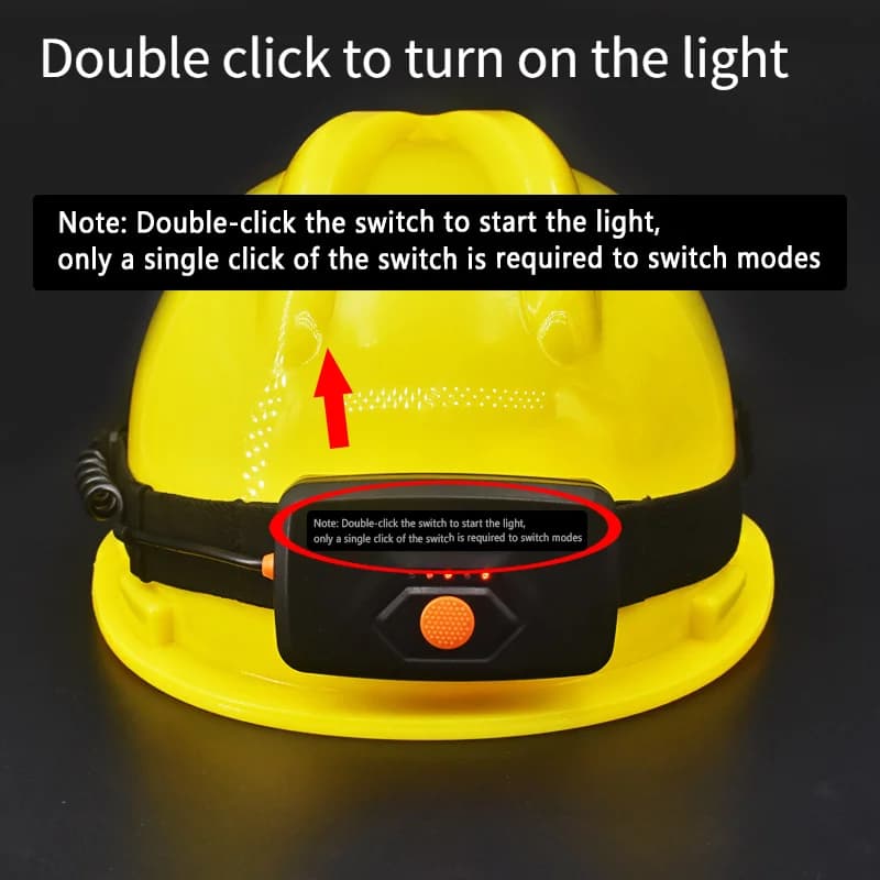 Lampe frontale COB Ultra grand Angle 31 pièces phare Portable LED avec batterie 5000Mah intégrée lam