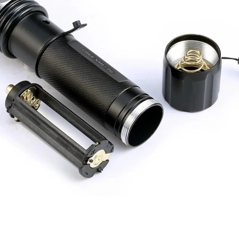 Lampe de poche LED ZK30 Q5 T6, torche zoomable, lanterne de camping, lampe de randonnée, lanterne po