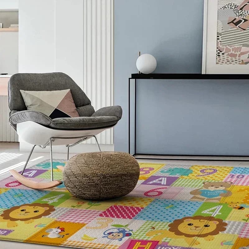 Tapis pliable pour enfants, tapis de jeu non toxique pour bébé, éducatif dans la crèche, tapis d'esc
