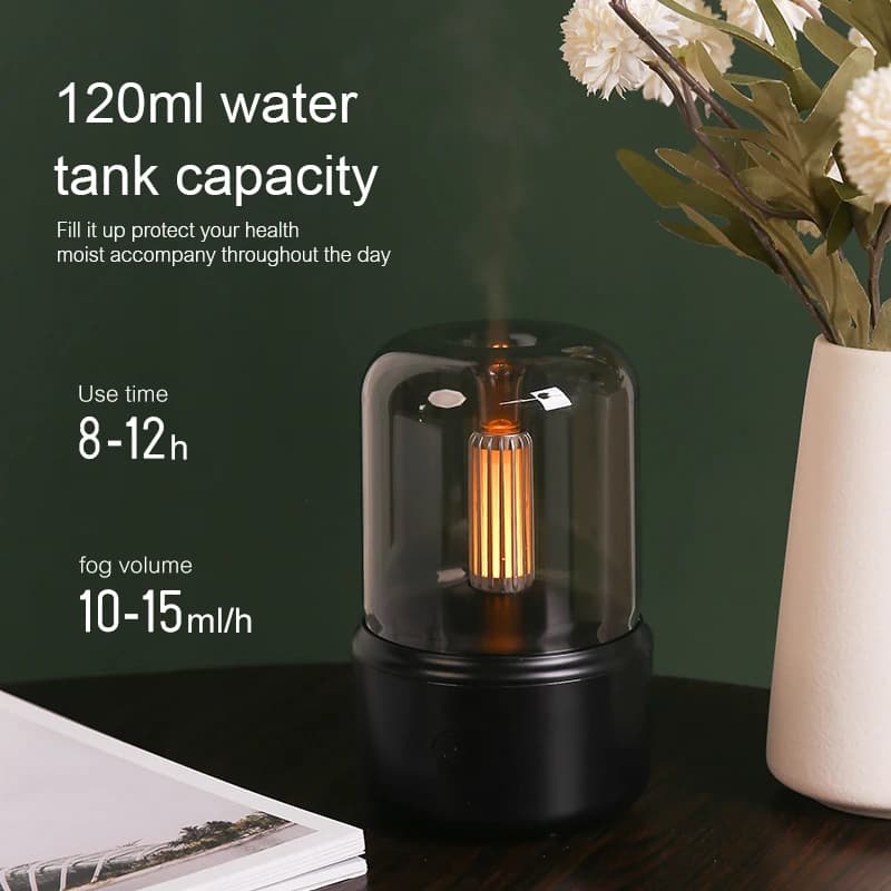 KINSCOTER – Mini diffuseur d'arôme Portable USB, humidificateur d'air, huile essentielle, veilleuse,