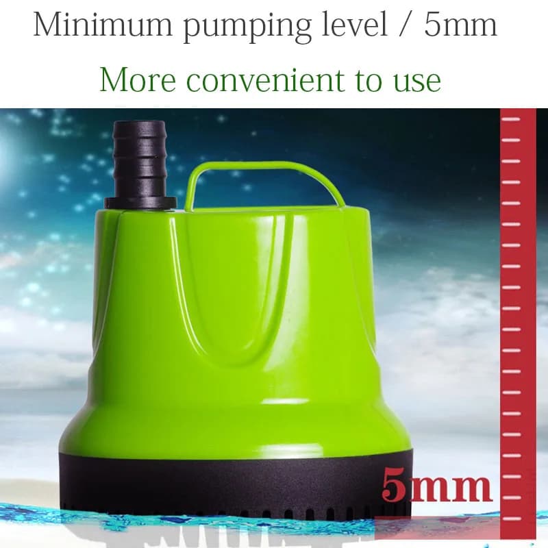 Pompe à eau submersible pour étang à poissons, fontaine de jardin hydroponique, cascade ultra silenc