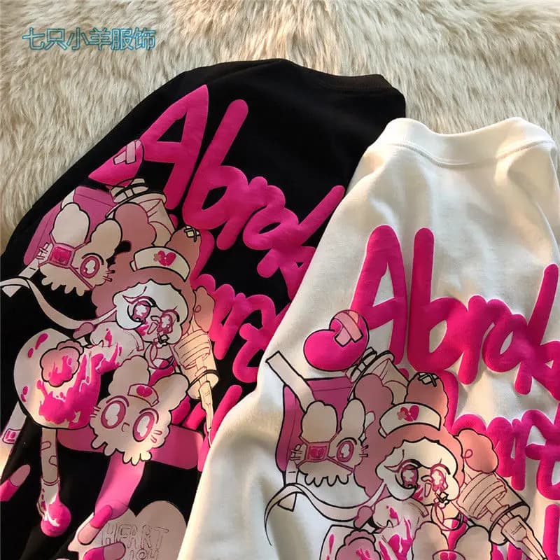Économie graphiques Harajuku Anime pour femmes, t-shirts en coton Streetwear, haut d'été à la mode, 
