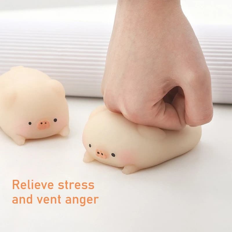 Jouets à presser petit cochon rose mignon, jouets anti-Stress et ventilation, jouets Fidget pour ani