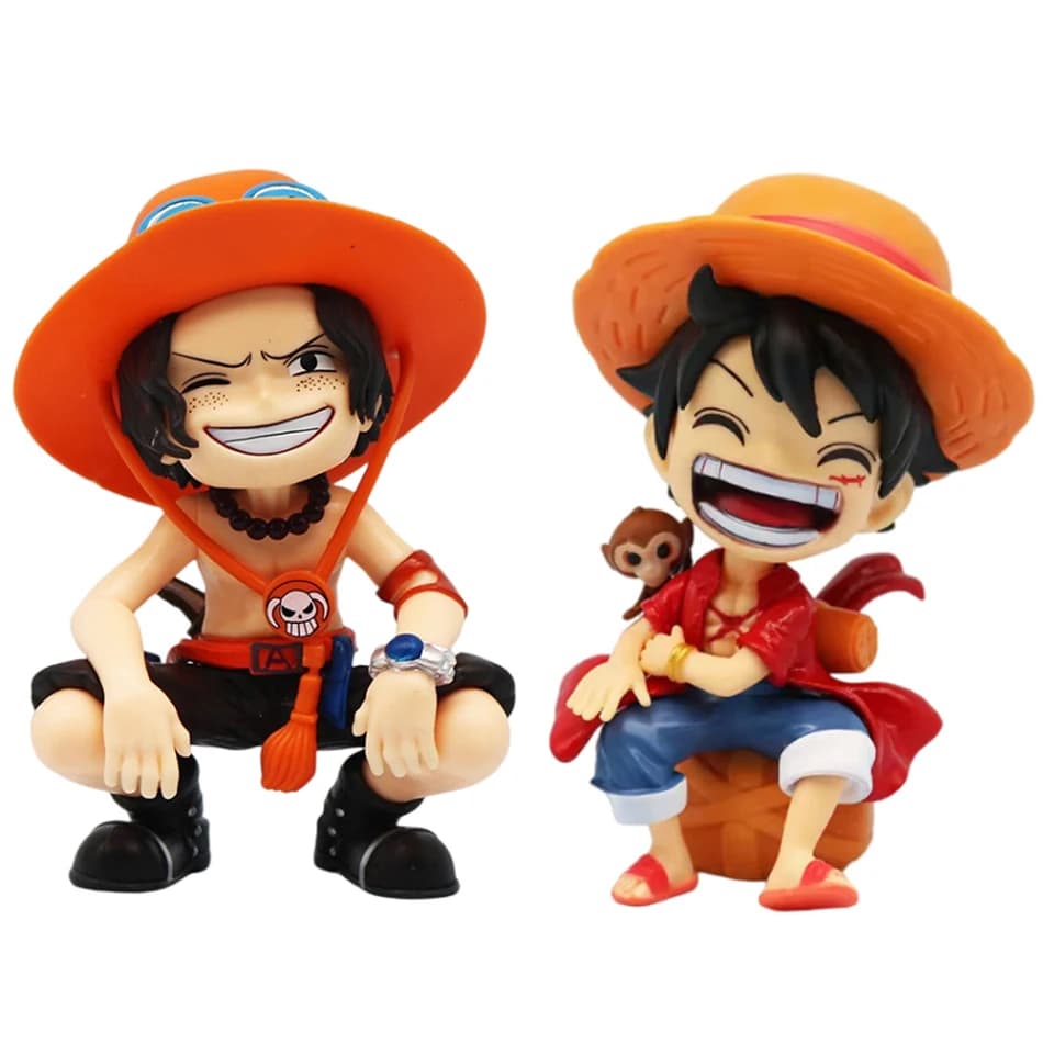 Anime une pièce singe D. Luffy Roronoa Zoro Sanji Portgas · D · Ace Yamato Q Version Anime figural P