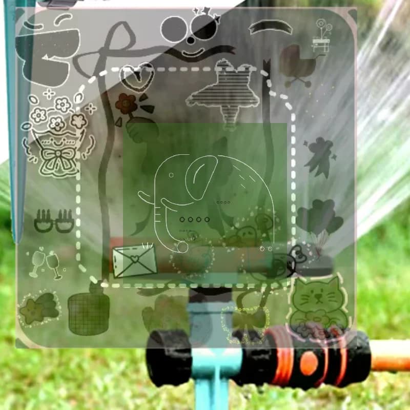 Arroseur de jardin rotatif à insertion au sol pour pelouse, arroseur d'irrigation automatique à troi