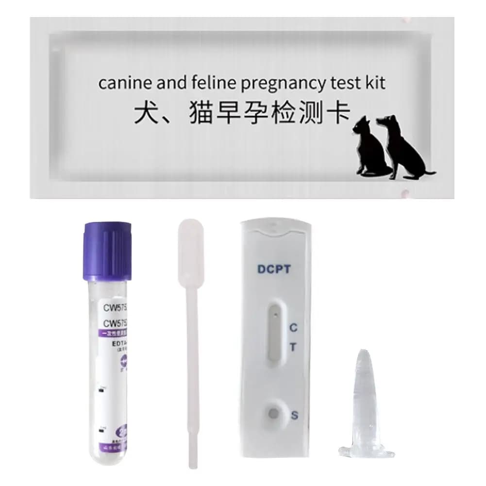 Kit de test de grossesse pour chien, carte de test de grossesse pour chat et chien, test de grossess