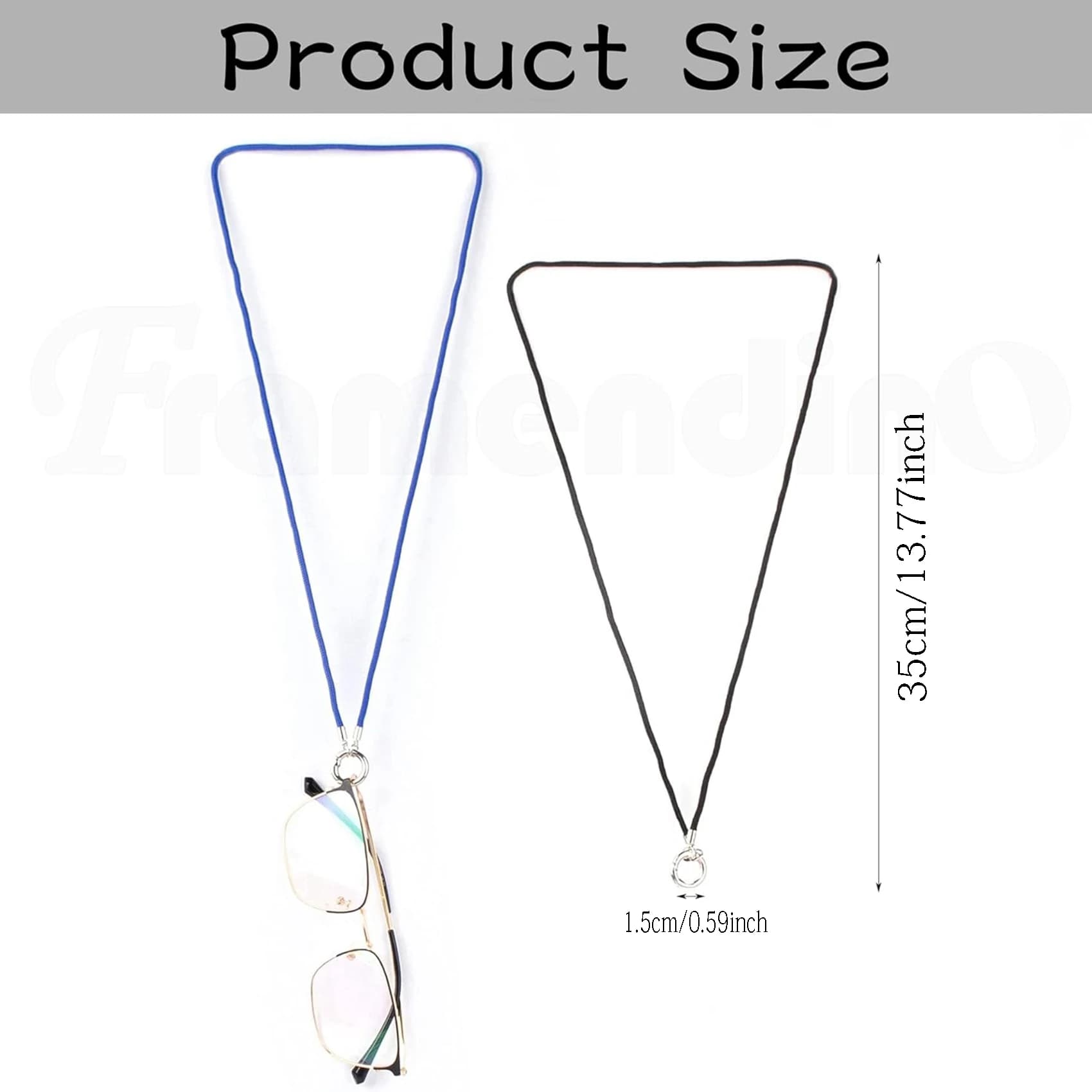 Lunettes de soleil unisexes, ULde cou, cordon de retenue portable, porte-lunettes