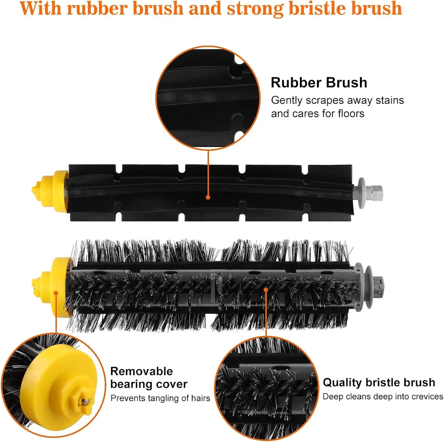 Remplacement pour iRobot Roomba 675 677 692 671 694 691 615 635 676 670 645 690 600 500 série 595 58