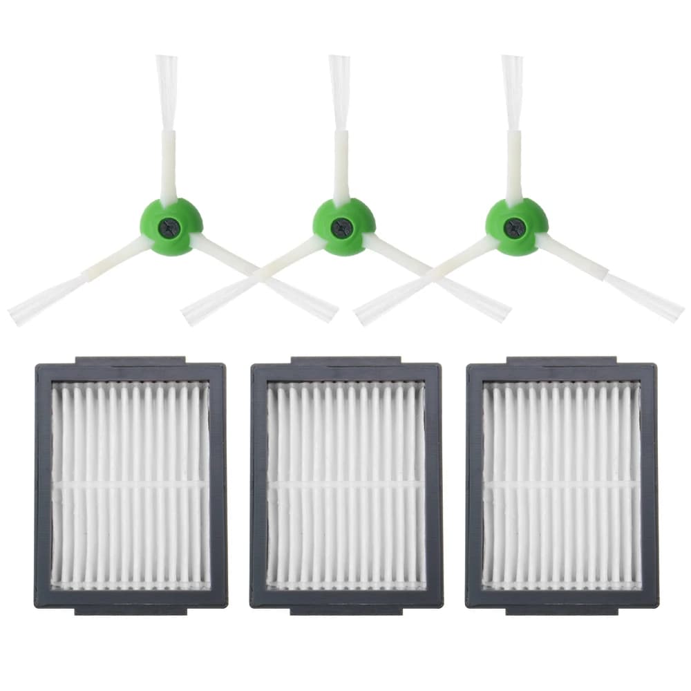 Filtre Hepa + brosse latérale + rouleau de brosse pour aspirateur Robot iRobot Roomba série i7 E5 E6