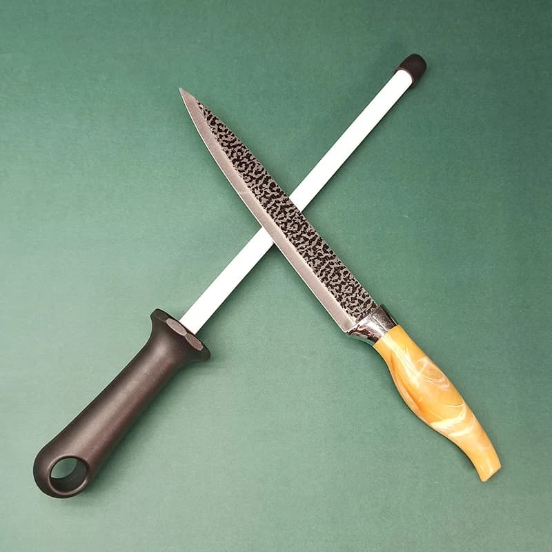 Affûteur de couteaux professionnel en céramique, 8/10/12 pouces, meuleuse de couteaux durable avec p