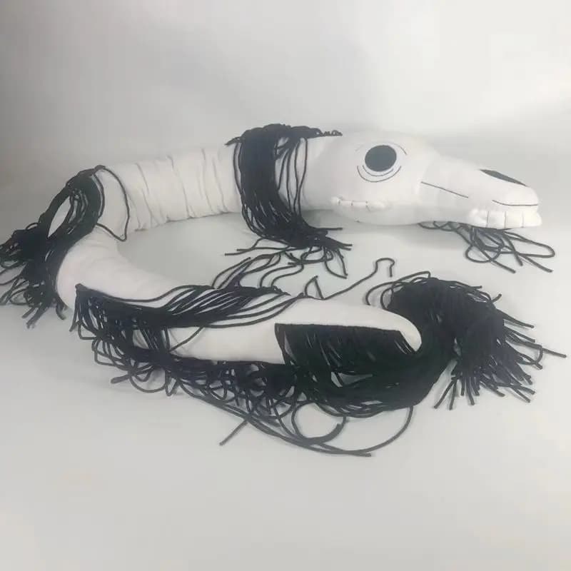 120cm sirène tête longue cheval en peluche jouet drôle Anime Sirenhead peluche jouets poupée peluche
