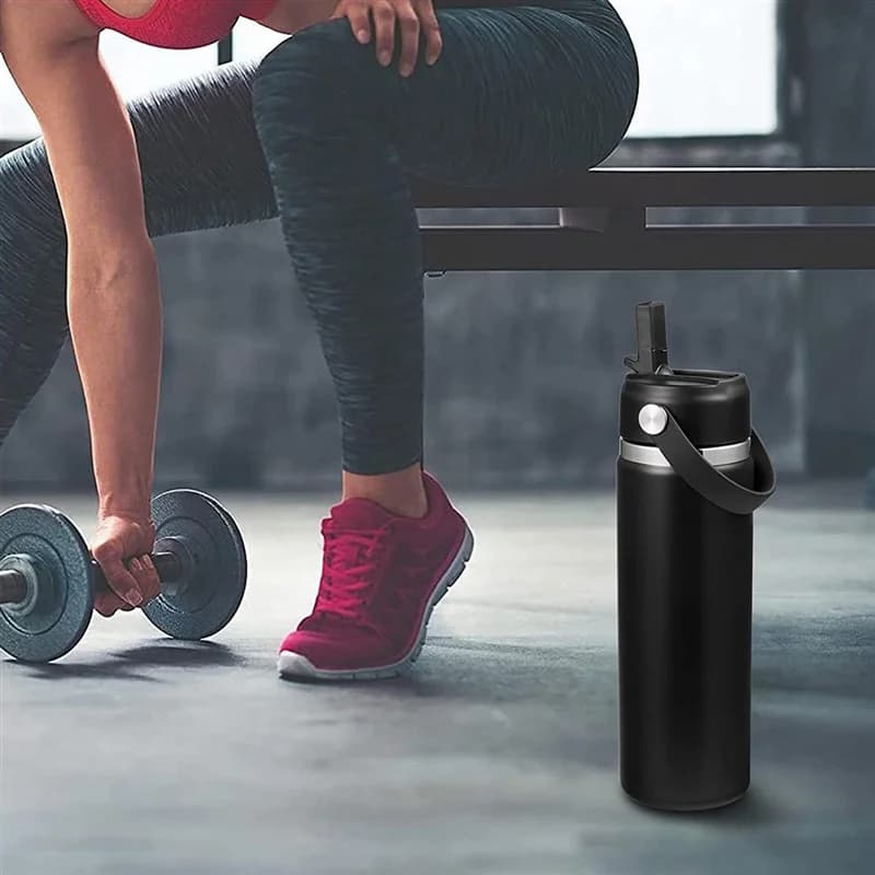 Lot de 2 couvercles de paille pour d'extraction hydro à large ouverture 12Oz 18Oz 32Oz 40Oz 64Oz, po