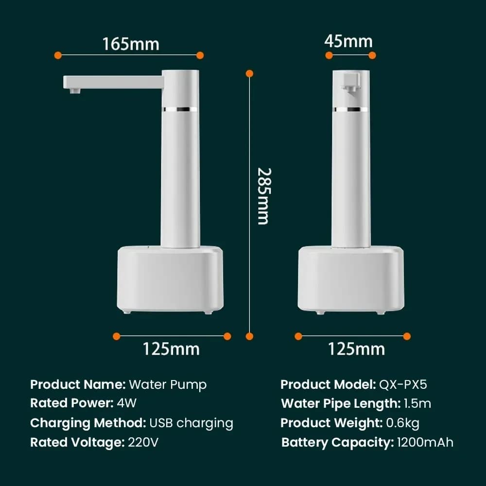 ZaiXiao pompe électrique de gallon d'eau distributeur automatique de pompe de bouteille d'eau distri