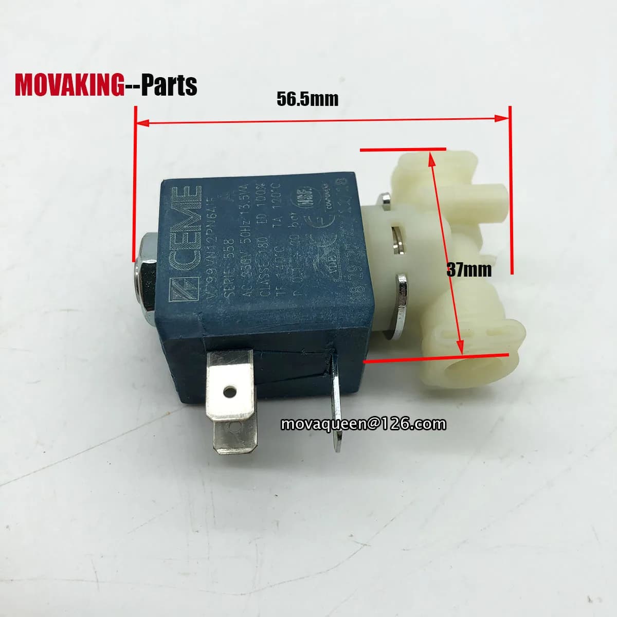 Pièces de rechange pour machine à expresso, vanne de vapeur et d'eau, électrovanne, AC 220V, série 5
