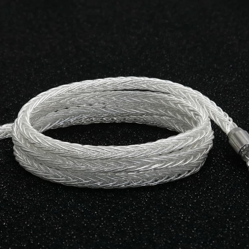 XINHS-Câble d'équilibre pour casque en argent pur haute pureté, câble de mise à niveau, HS58, 12 cœu