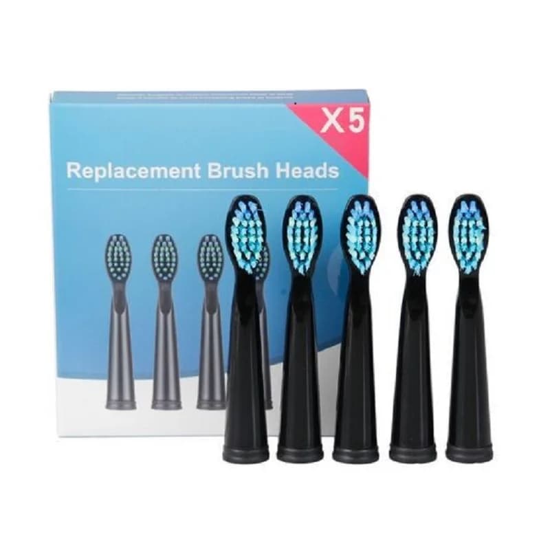 Têtes de brosse de rechange pour Fairywill FW-507/508/515/551/917/959/2011/D1/D3/D7/D8, 5 pièces, br