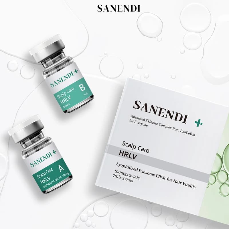 Exobio Meso sérum pour une croissance rapide des cheveux Anti perte de cheveux Kit ASCE + SCALP CARE