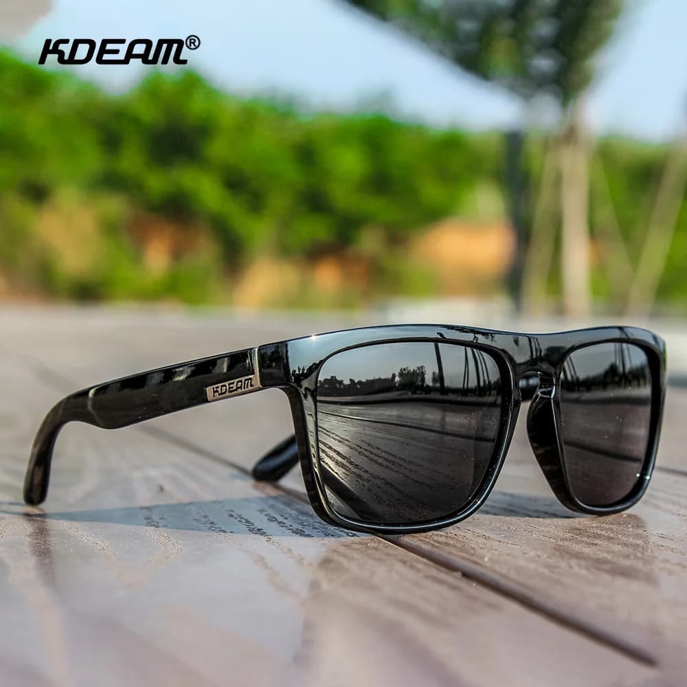 KDEAM Legend lunettes de soleil carrées lentille polarisée pour hommes femmes Sports de plein air pê