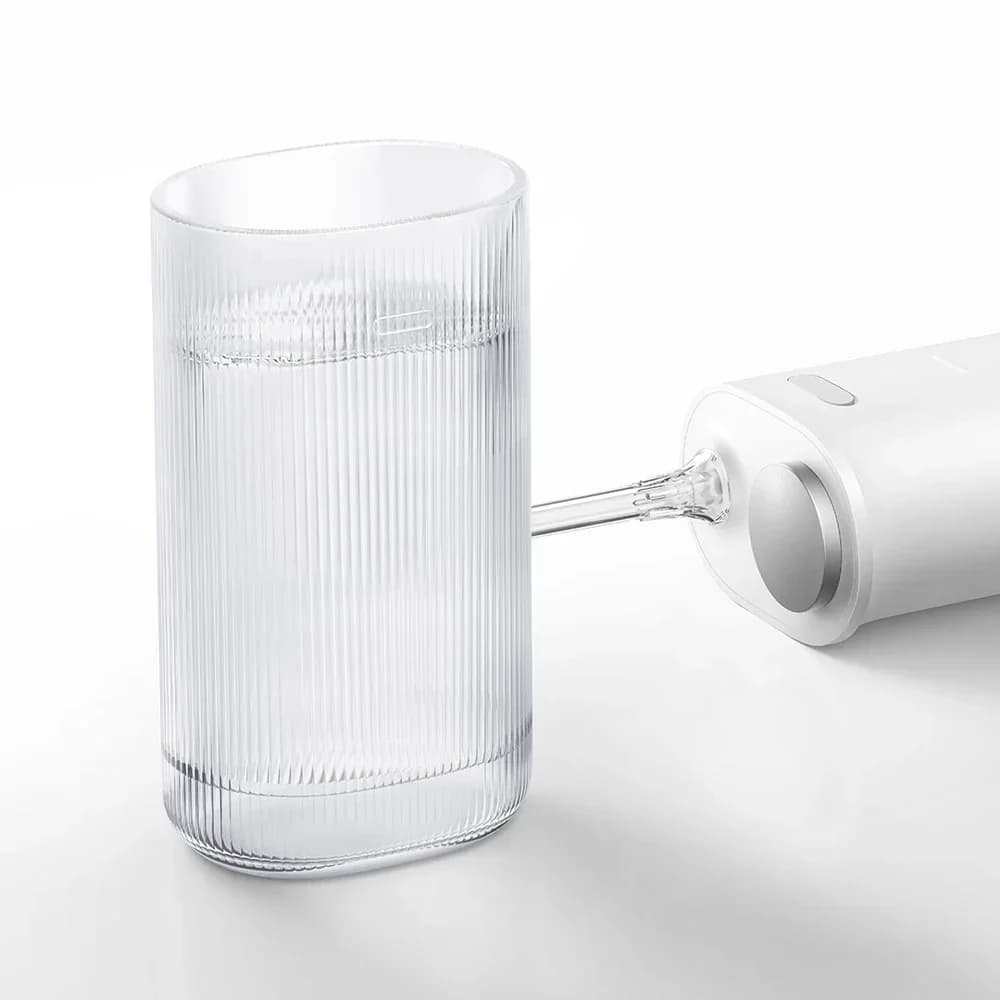 Hydropulseur MIJIA F400, irrigateur dentaire portable sans fil, 4 modes, réservoir d'eau de 200 ml, 