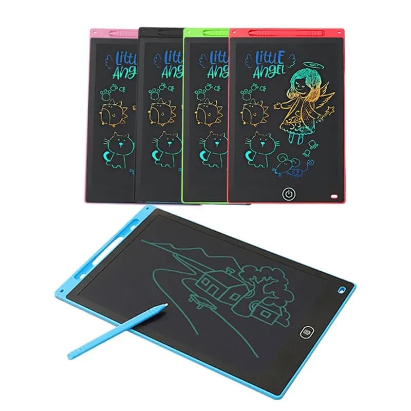 Tablette de dessin LCD 6.5/8.5/10/12 pouces pour enfants, planche effaçable Rechargeable avec stylo,