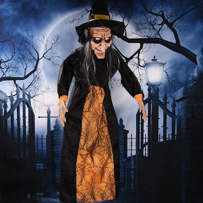 Jouet d'horreur 4.2 pour la décoration de la maison ou du bar, accessoire hanté de sorcière d'Hallow