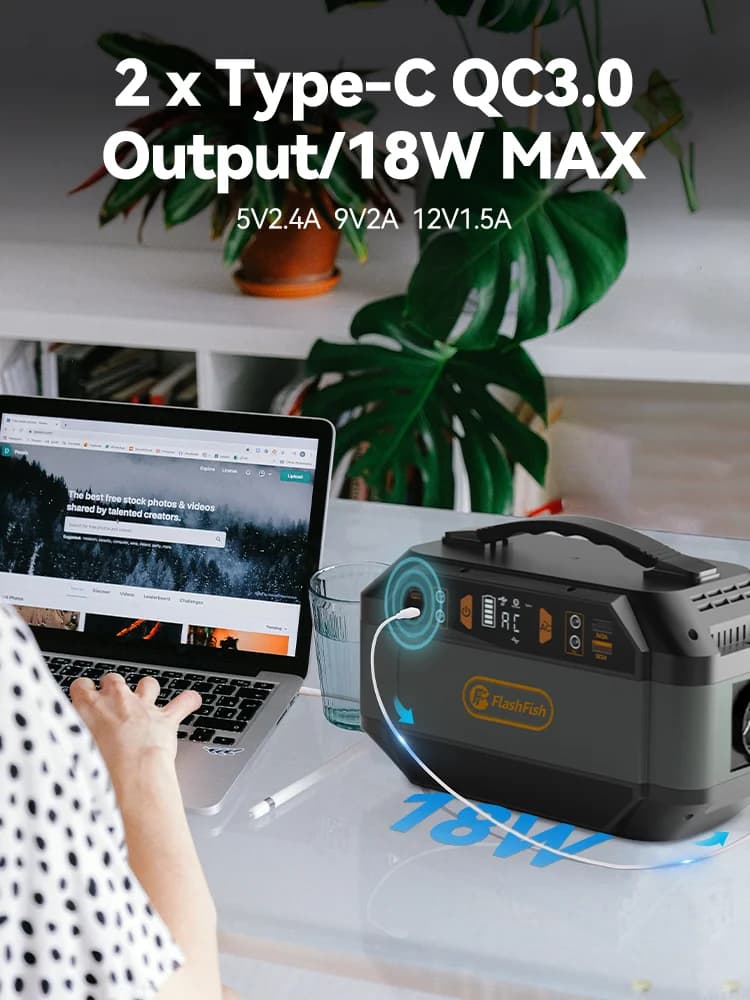 FF-Générateur solaire Flashfish, 288,6 Wh, centrale électrique portable, batterie 78000mAh/3.7V, AC 