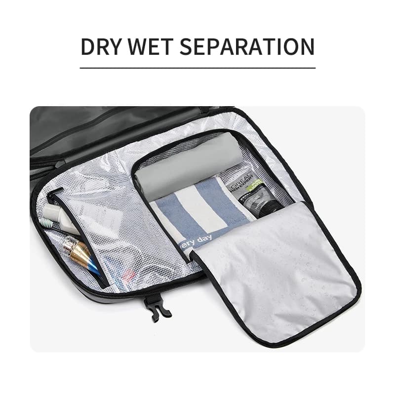Sac à dos de voyage pour hommes, compression sous vide, pour ordinateur portable 17 pouces, sac à do