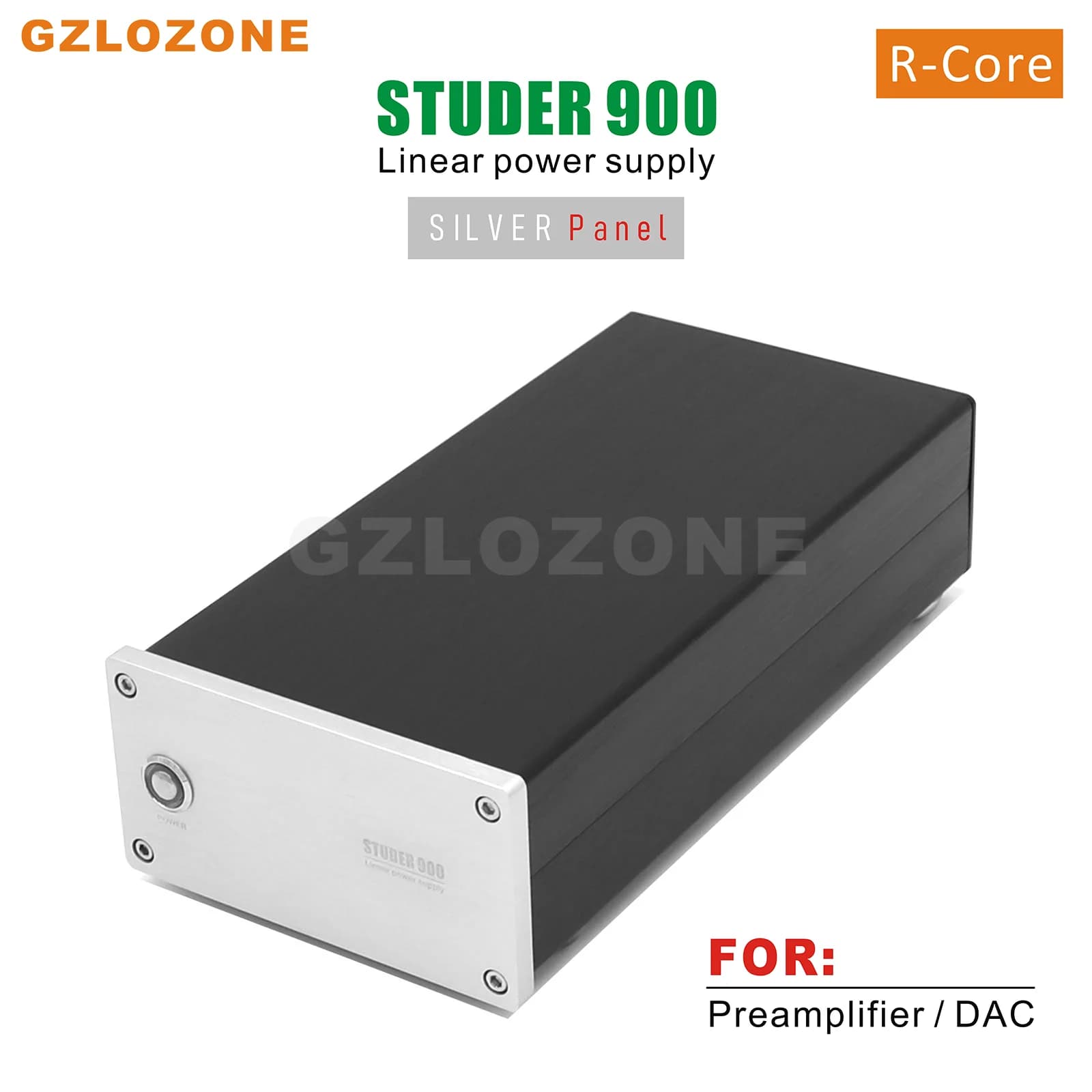 Alimentation linéaire STUDER900 R-Core pour préamplificateur/DAC DC 5--24V (en option)