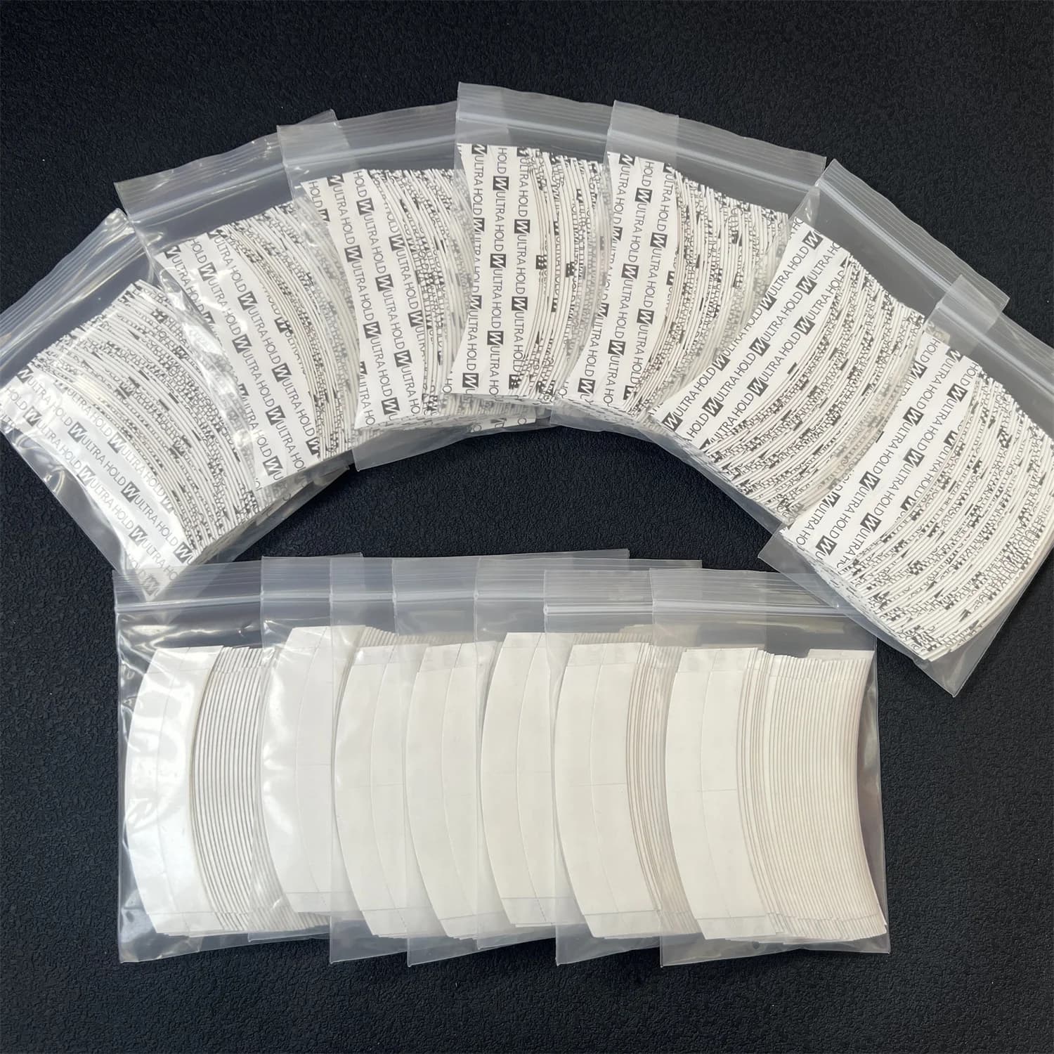 1/5/10/15 Packs de Bandes Adhésives Ultra Fortes Double Face pour Systèmes Capillaires, Super Adhési