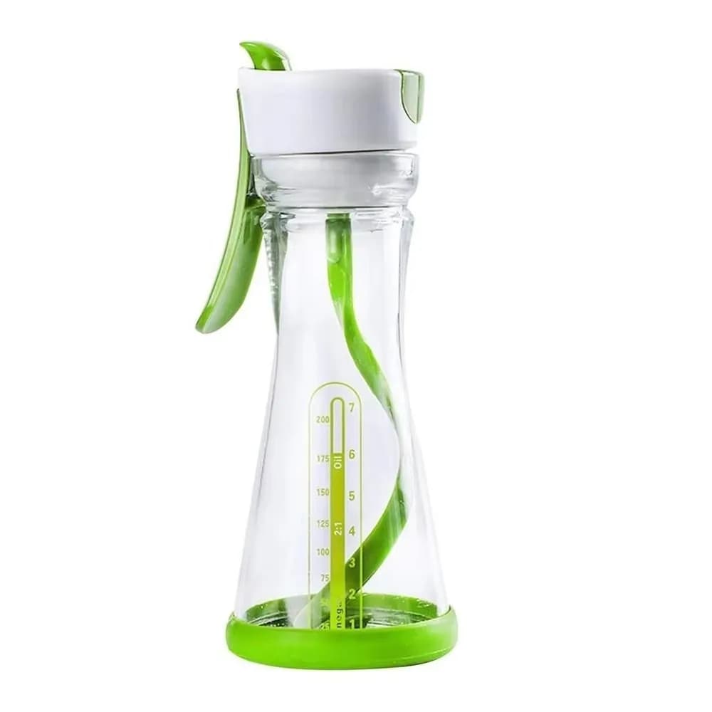 Bouteille portable anti-fuite pour vinaigrette en plastique avec échelle graduée, récipient transpar