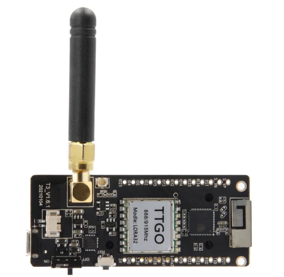 LoRa32 V2.1 _ 1.6 Version 433/868/915Mhz ESP32 LoRa OLED 0.96 Pouces Carte SD Bluetooth WIFI Technol