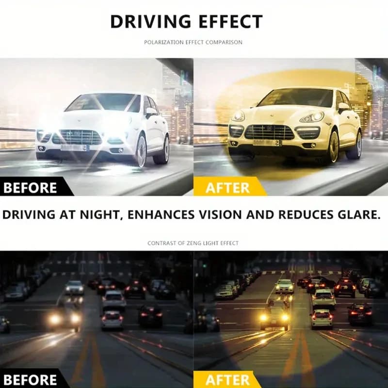 SZTZX Anti-éblouissement jour nuit Vision lunettes photochromiques hommes polarisées conduite pêche 