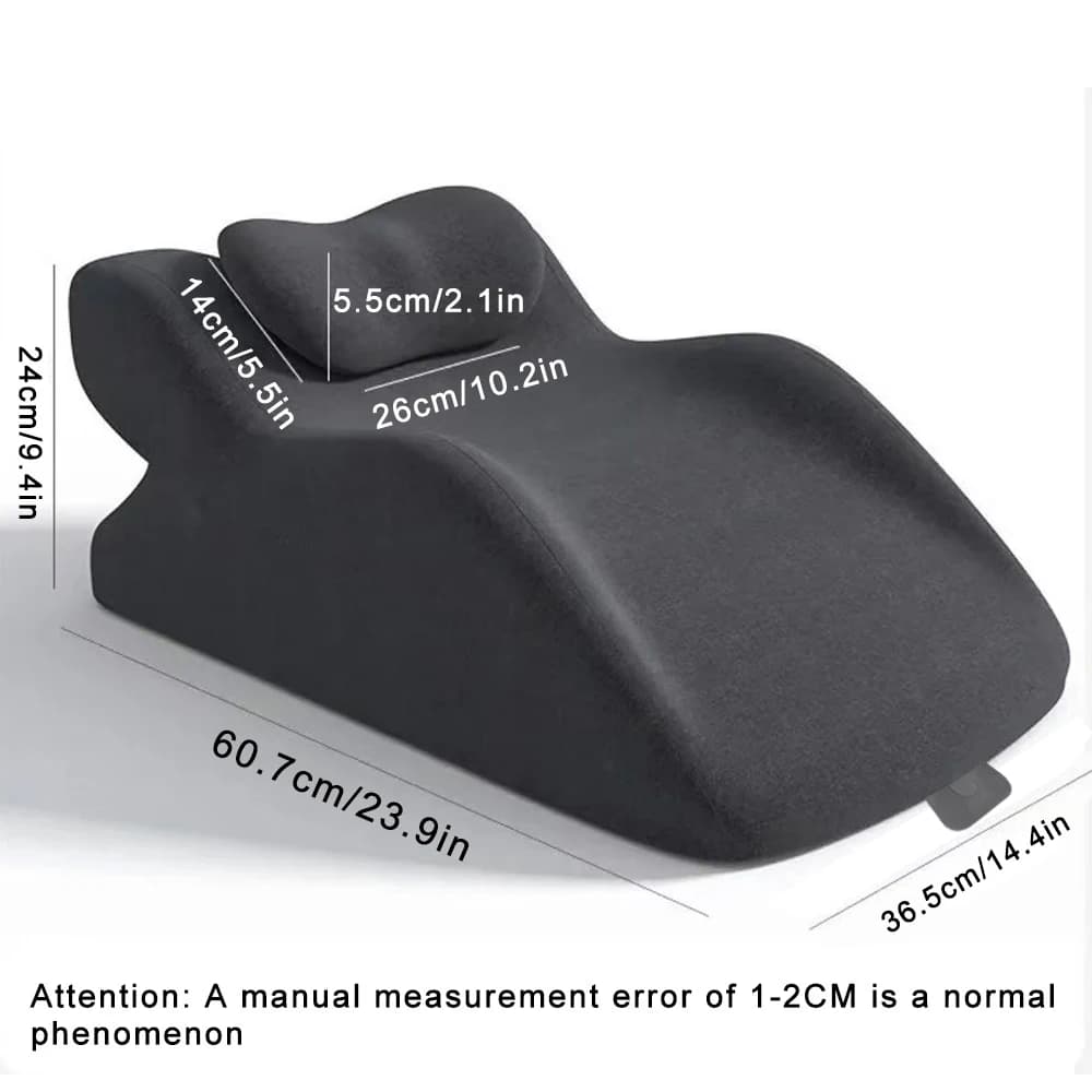 Grand lit oreiller compensé ergonomique multifonctionnel avec nouvelle position sujet pour lire un d