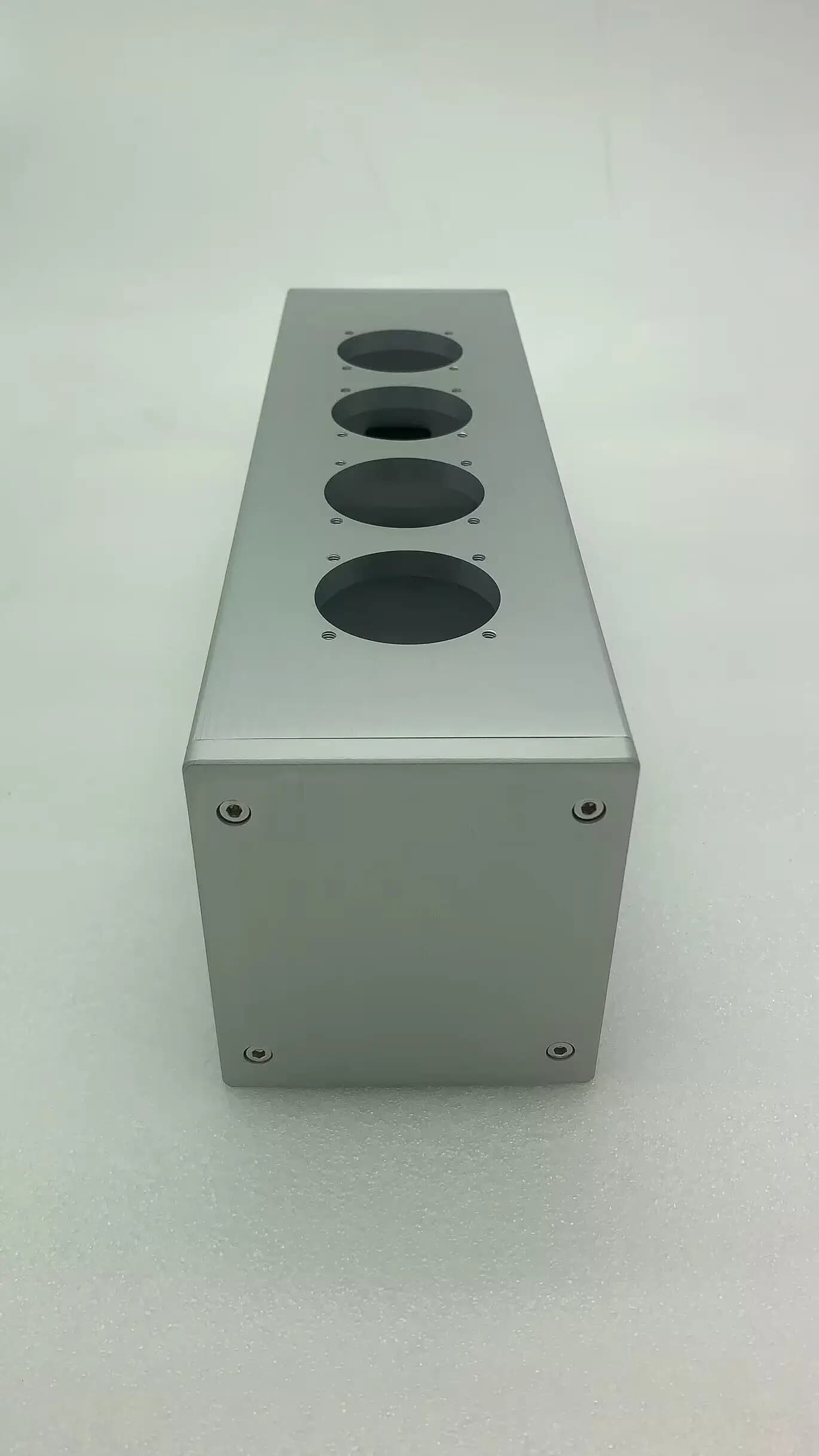 Filtre de puissance de prise EU en aluminium HIFI, boîtier d'amplificateur, bricolage, 2 bits, 4 bit