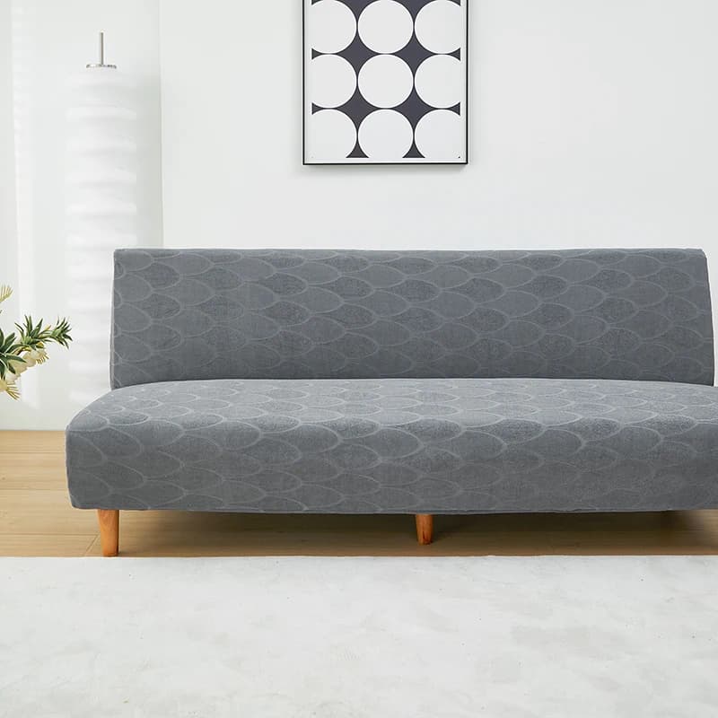 Housse de canapé-lit jacquard imperméable tout compris, housses de canapé futon extensibles, protect