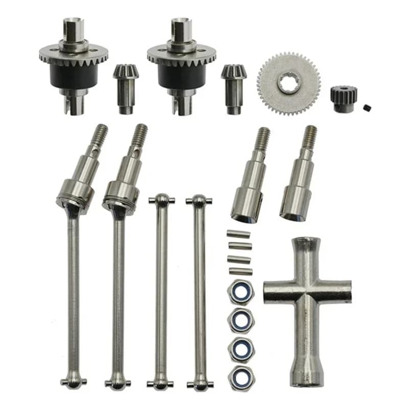 SCY 16101 PRO 16102 PRO 16103 PRO RC voiture pièces de mise à niveau en métal sans brosse pièces de 