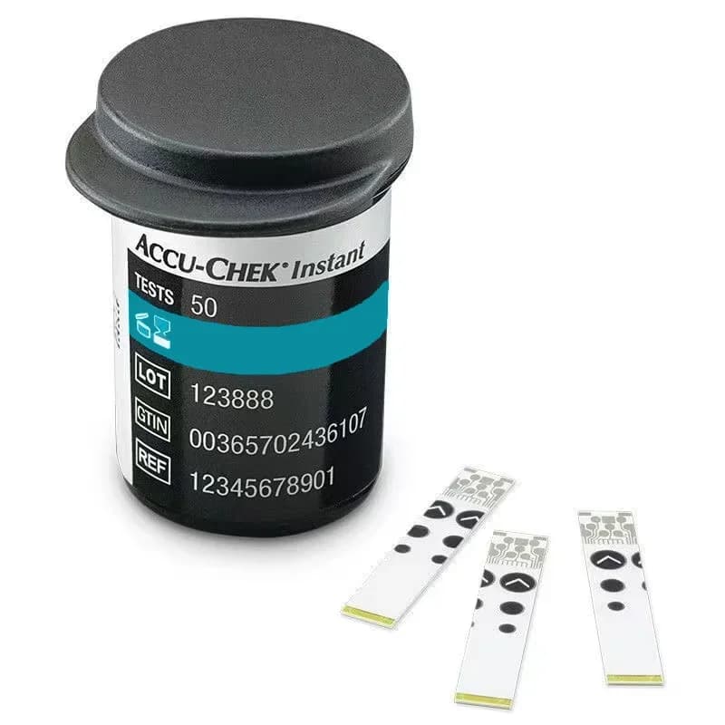 Accu-Chek Instant Glucose Test Strips 50Pcs / 100Pcs (Exp:latest)