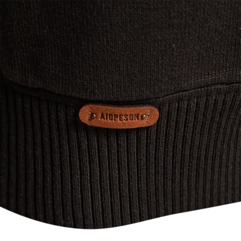 Cardigan en coton pour hommes, pull de qualité, à la mode, col rabattu, tricoté, nouvelle collection