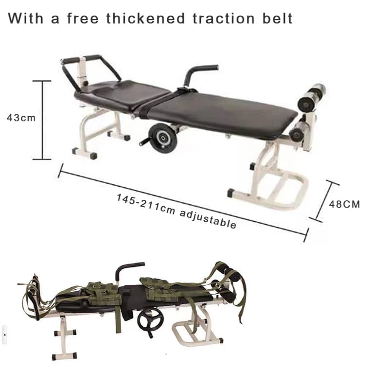 Lit de Traction cervicale et lombaire, dispositif de Traction pour hernie discale lombaire, disposit